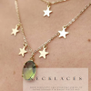 Gold-plated Tulip Leaf Necklace - Image 3