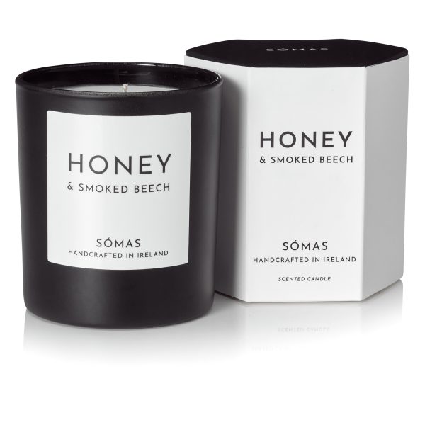 Sómas Candle - "Honey & Smoked Beech"