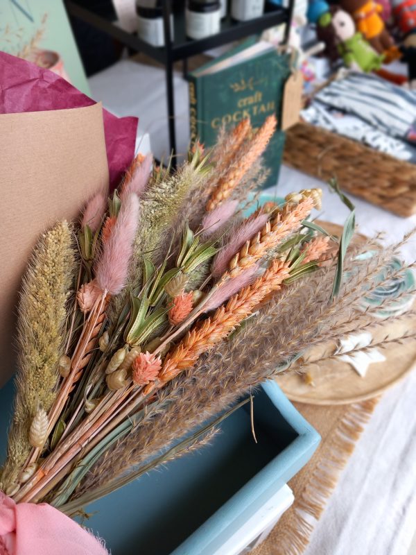 Dried Flower Posy Bouquet - Image 4